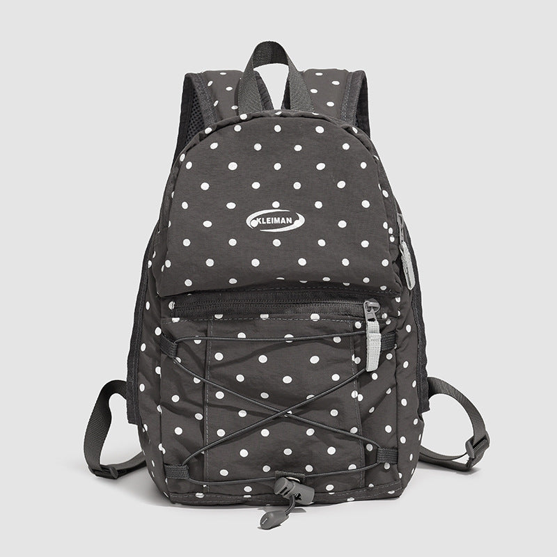 Trendy gepunkteter lässiger Rucksack Brehn