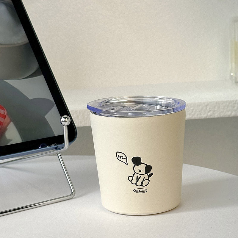Damen Isolier-Trinkbecher mit charmantem Hunde-Design Brehn