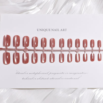 Einzigartiges Press-On Nageldesign Set Brehn