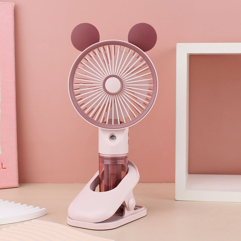 Frauen Tragbarer Mini Ventilator mit Sprühfunktion Brehn