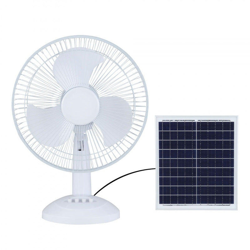 Unisex Solarbetriebenes Standventilator mit Fernbedienung und einstellbarer Höhe Brehn