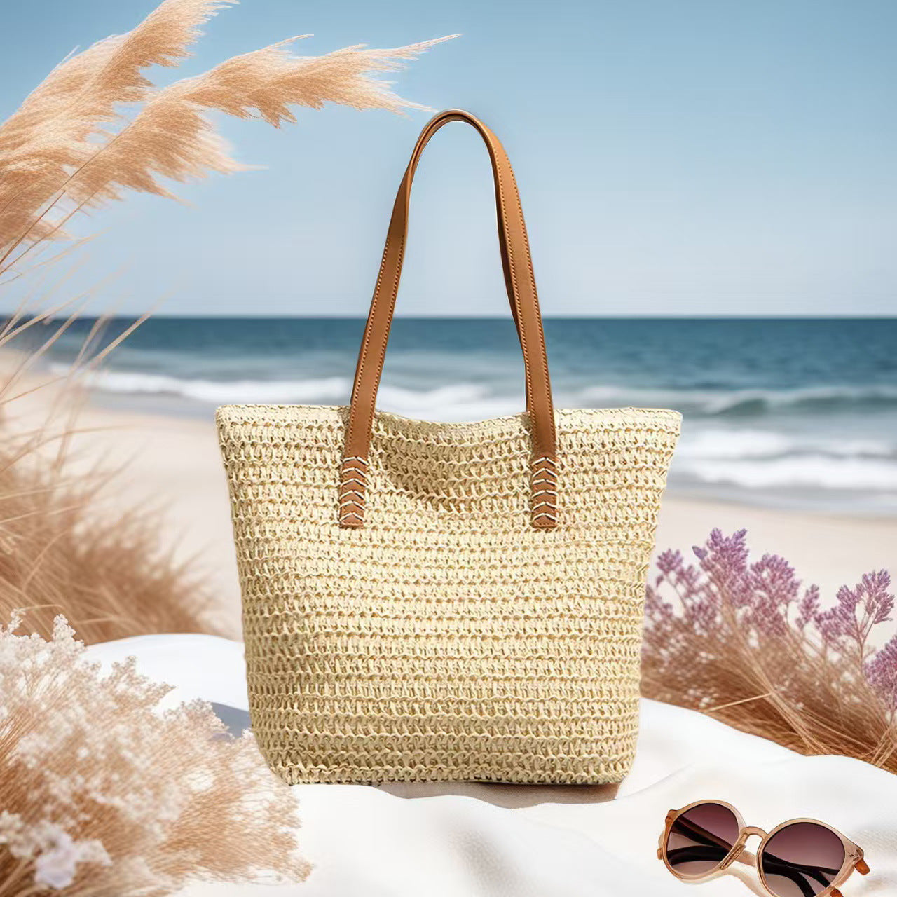 Trendige und Handgefertigte Strandtasche Brehn