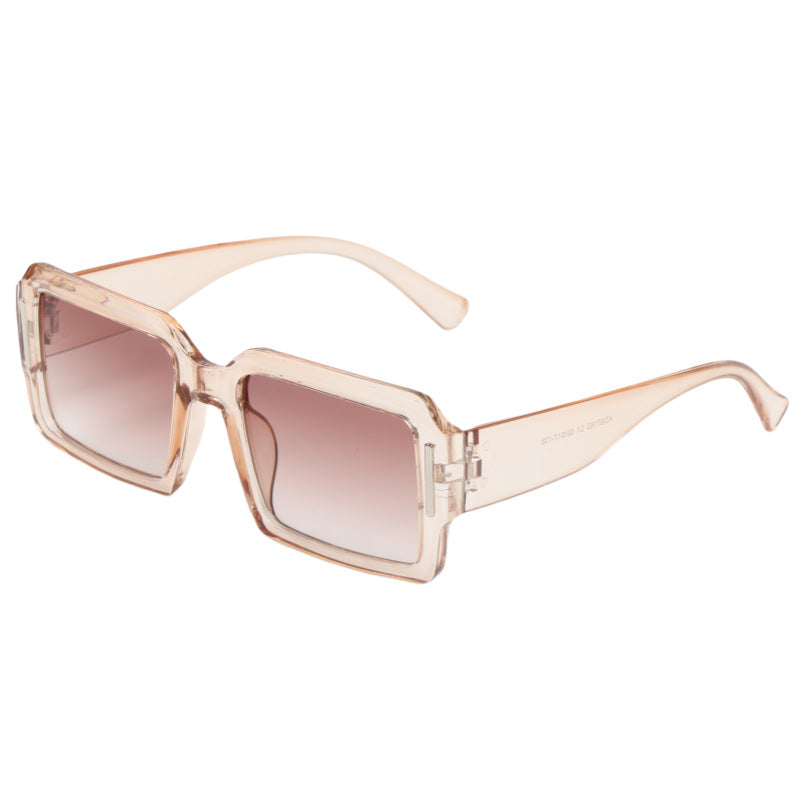 Damen modische quadratische Sonnenbrille im minimalistischen Design Brehn