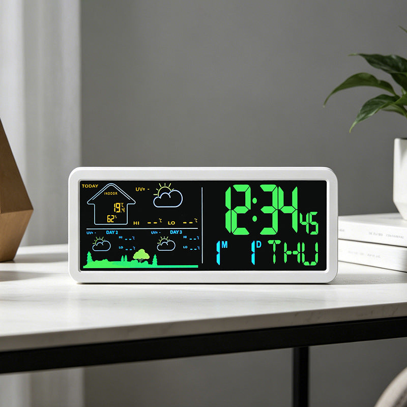 Digitaler Wetter- und Alarmwecker mit Hygrometer Brehn