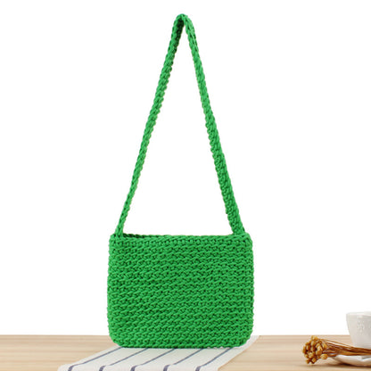 Handtasche Aus Hochwertigem Makramee mit Stilvollem Schulterriemen Brehn