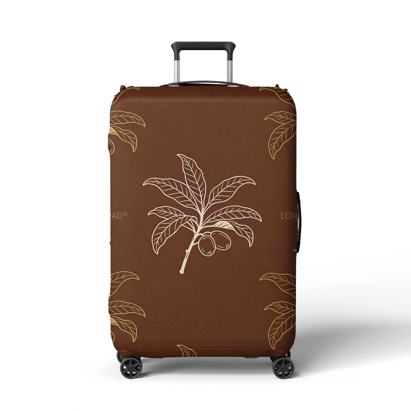 Damen Kofferhülle mit floralem Lavendel-Muster Brehn