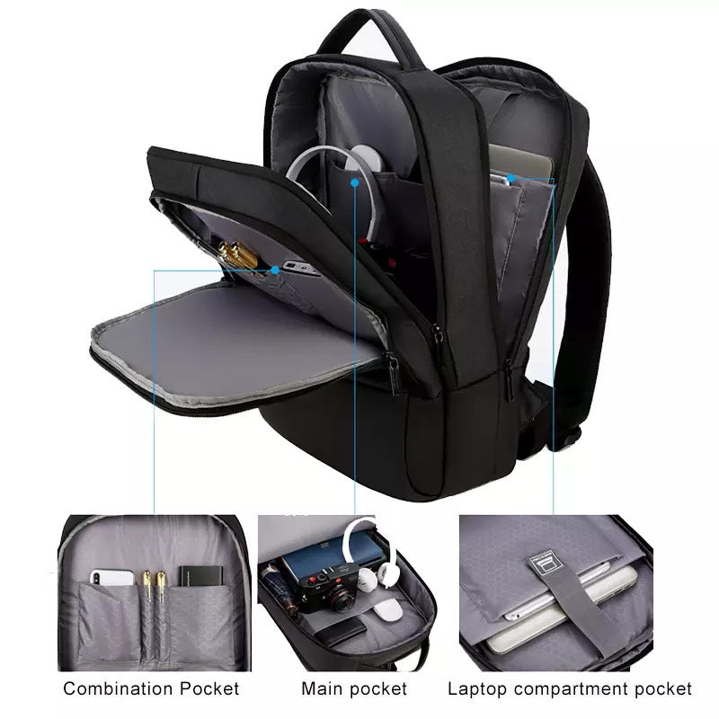 Eleganter Business-Rucksack mit Verstärktem Schutzsystem Brehn