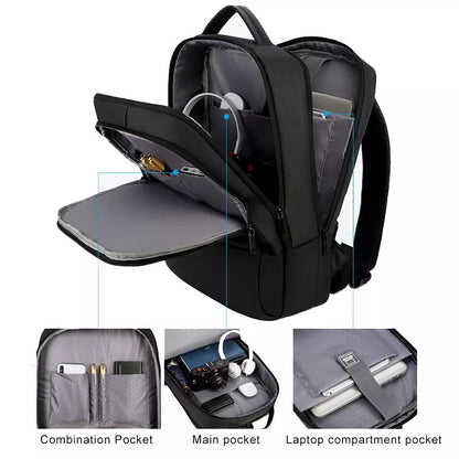 Eleganter Business-Rucksack mit Verstärktem Schutzsystem Brehn
