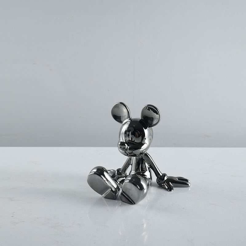 Künstlerische Chromfigurine