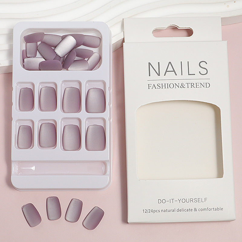 DIY natürliche Finish Press-On Nagelspitzen Brehn