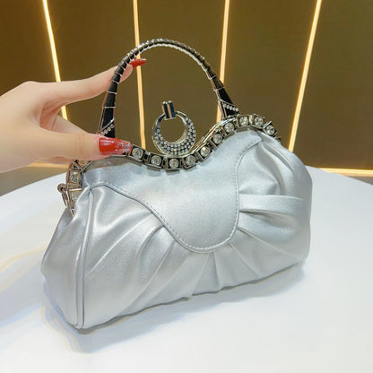 Glamouröse Gepolsterte Abendhandtasche