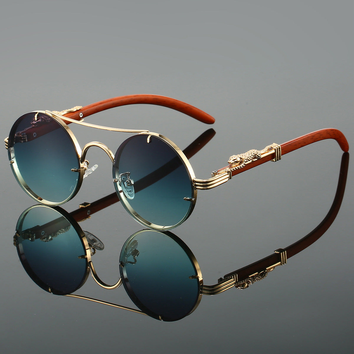 Vintage-inspirierte Drachenrahmen Sonnenbrille Brehn