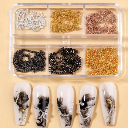 Nagelkunst Ketten Dekorationsset
