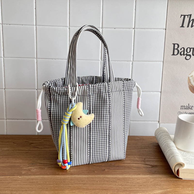 WoDrawstring Utility Tote Bag Brehn