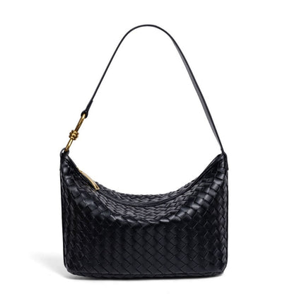 Stylische Geflochtene Leder-Handtasche Brehn