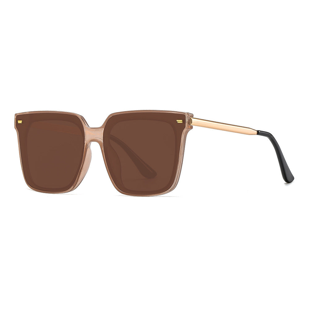 Damen Oversize Sonnenbrille mit modernem quadratischem Rahmen Brehn