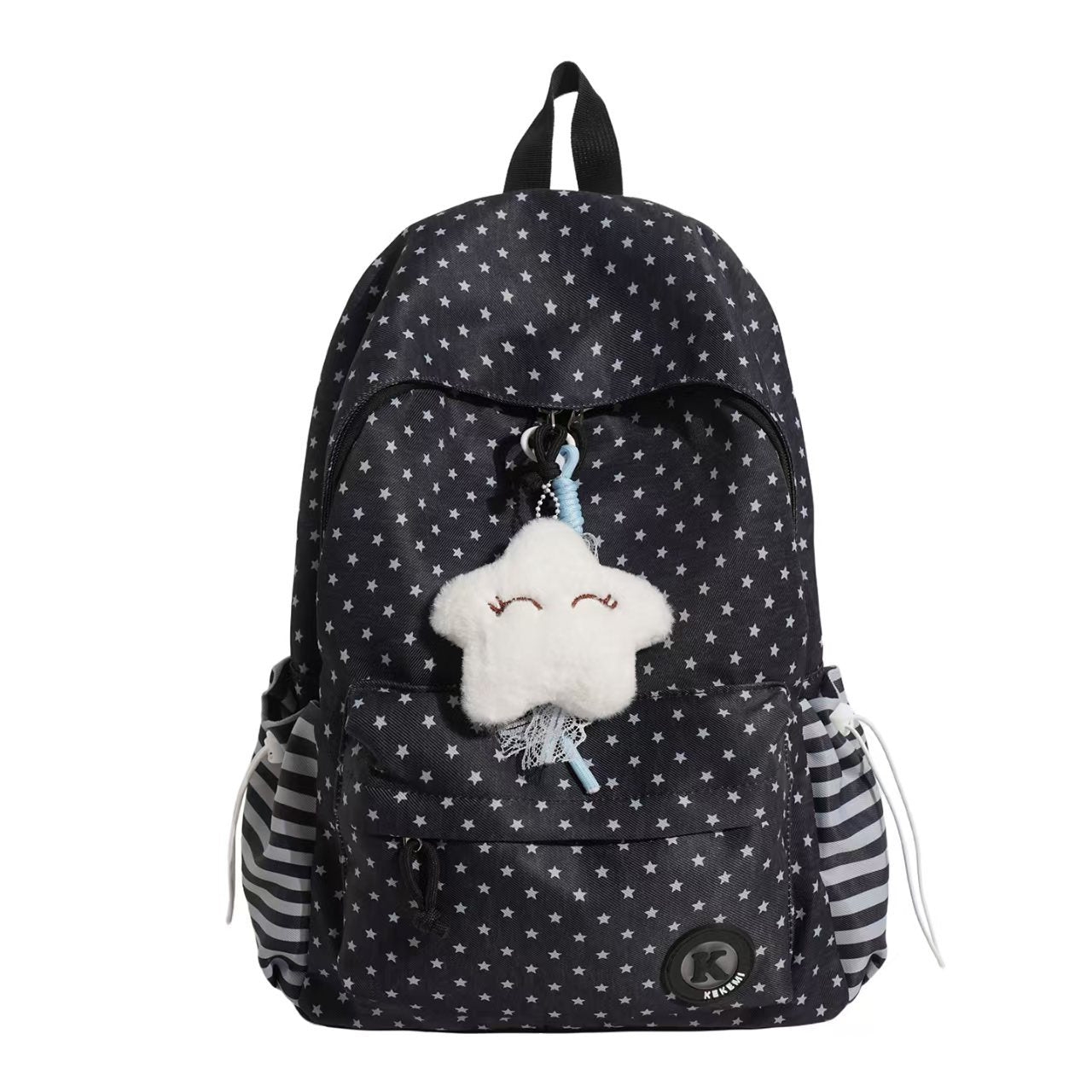 Sternmuster-Plüsch-Rucksack Brehn