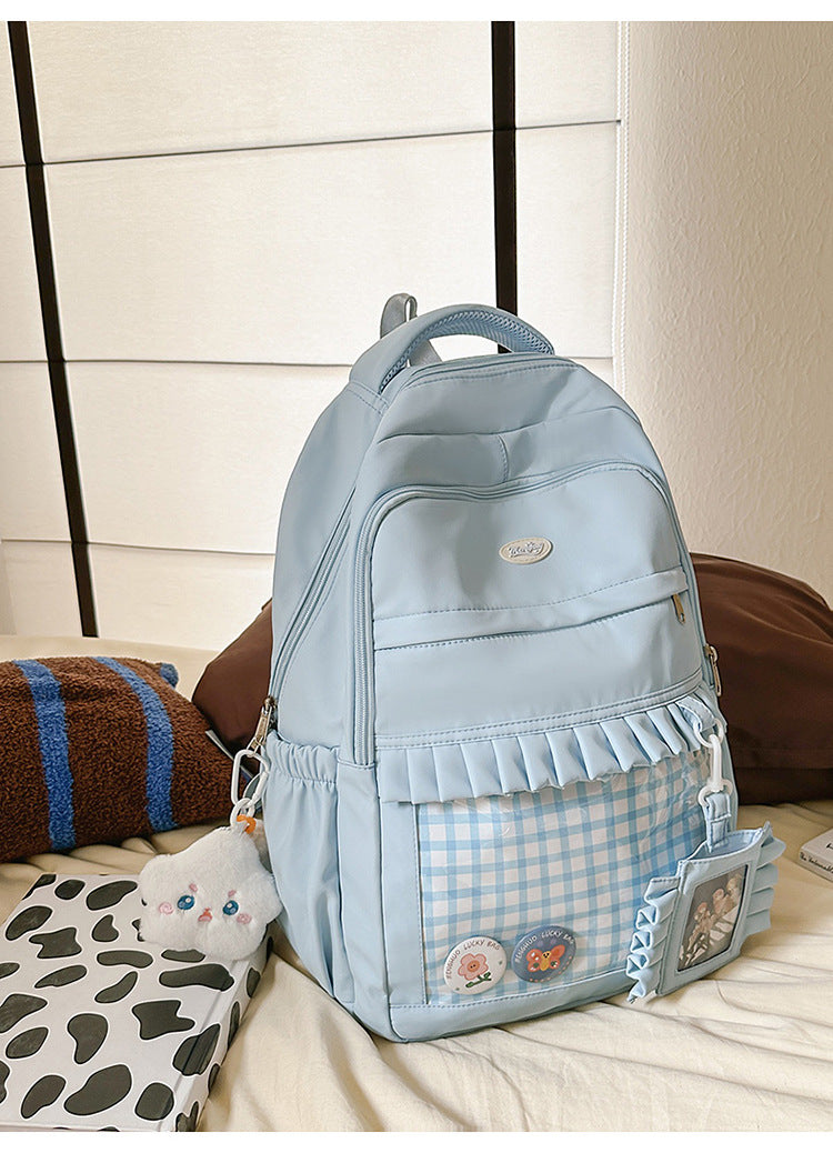 Lässiger Multi-Taschen stilvoller Schulrucksack