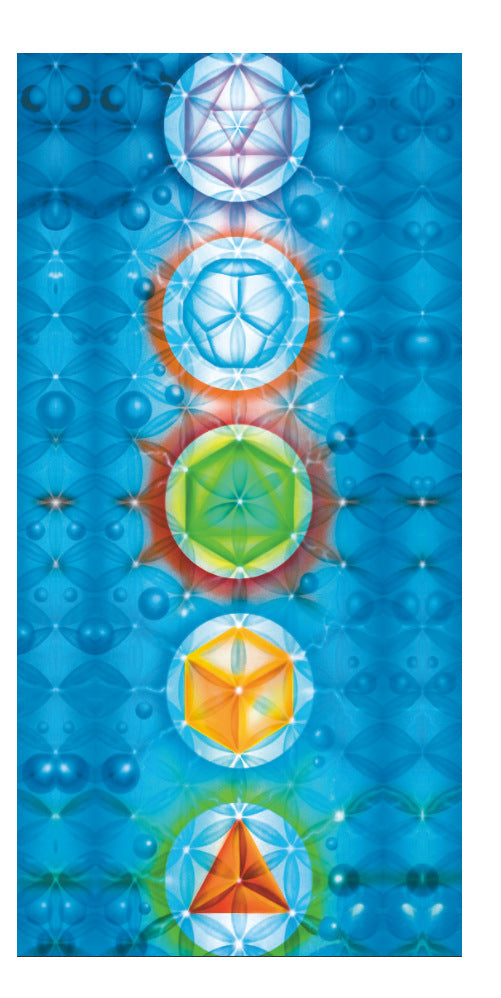Chakra Symbol Wandteppich