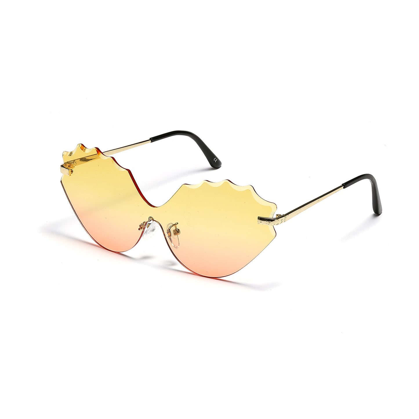 Damen Sonnenbrille mit einzigartigem Wellen-Design Brehn