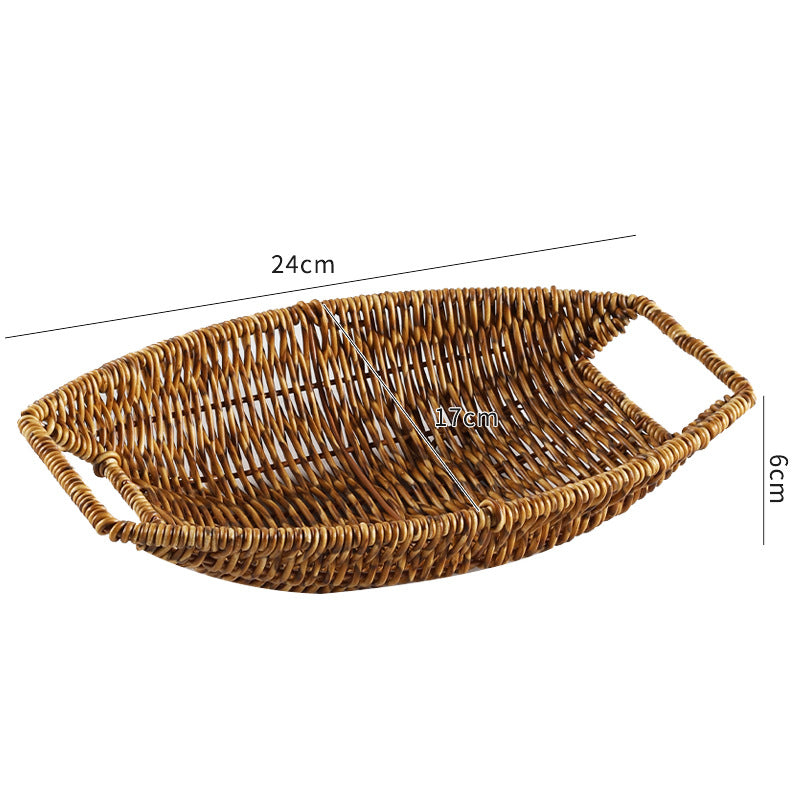 Handgewebter dekorativer Servierkorb Brehn