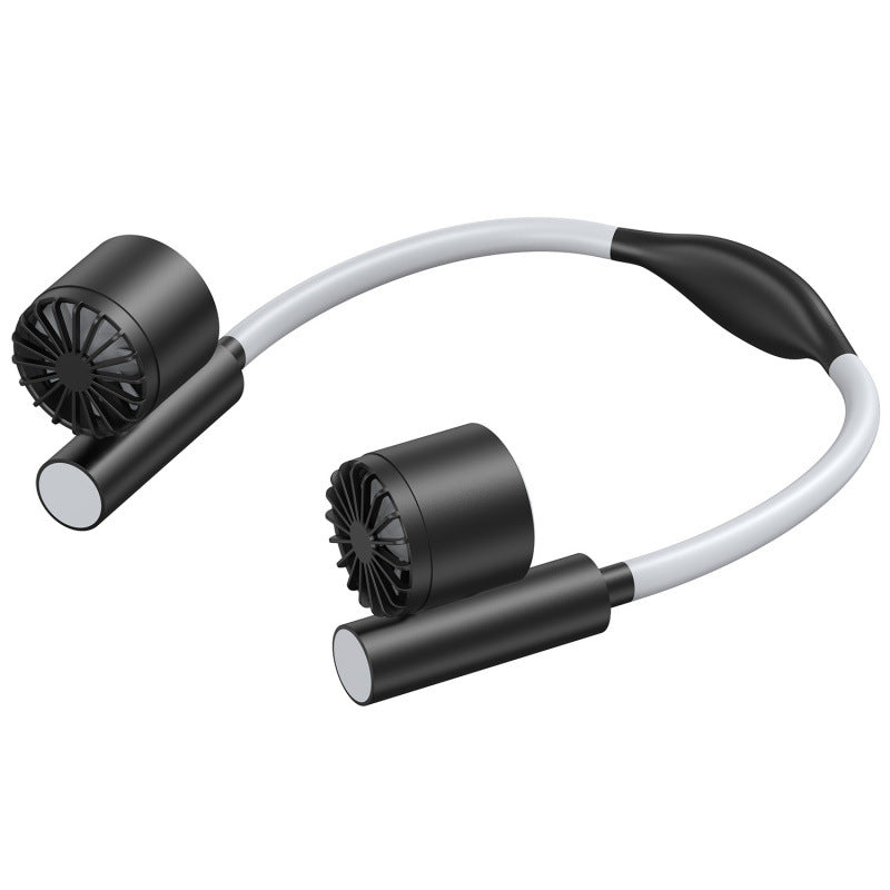 Kühlende kabellose dual-Head tragbare Nackenventilator mit einstellbarem Neigungswinkel geräuschlosen bürstenlosen Motoren Brehn