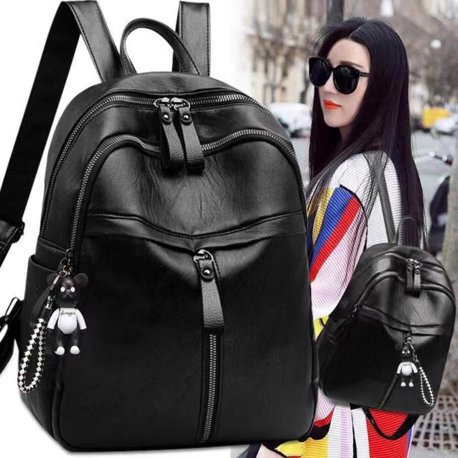 Stylischer Leder-Rucksack Brehn