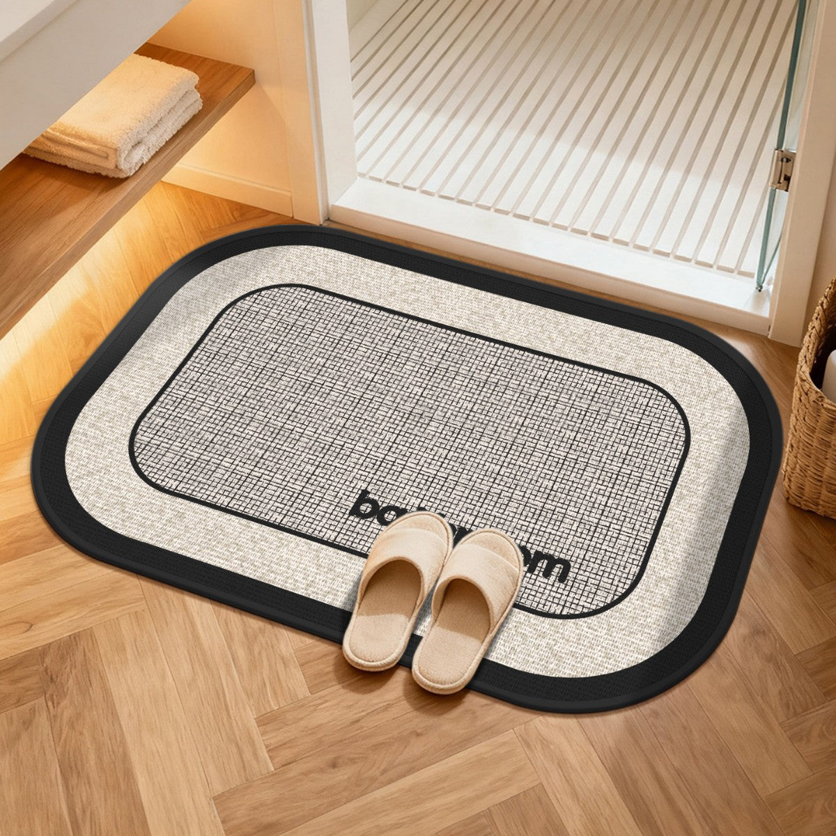 Komfort Wasserabweisende Badematte Brehn