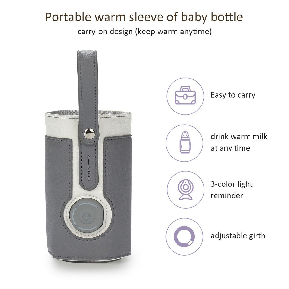Isolierte Babyflaschen-Tasche Brehn