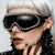 Damen modische Skibrille mit einzigartigem Nieten-Design Brehn