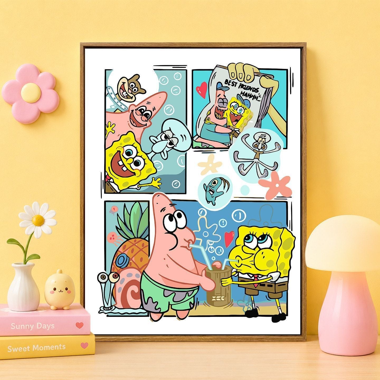 Cartoon-Charakter-Themen Wandkunst Druck Brehn