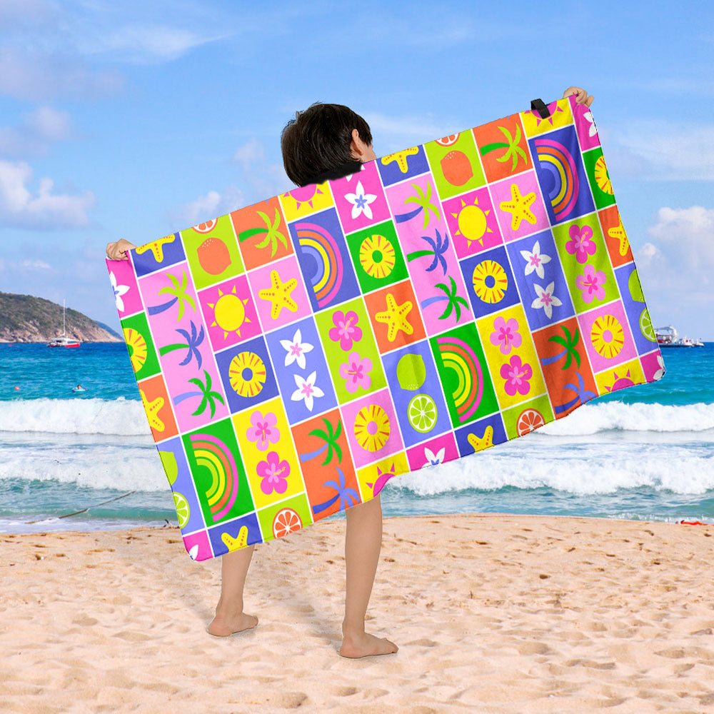 Stranddecke mit buntem Cupcake-Design Brehn