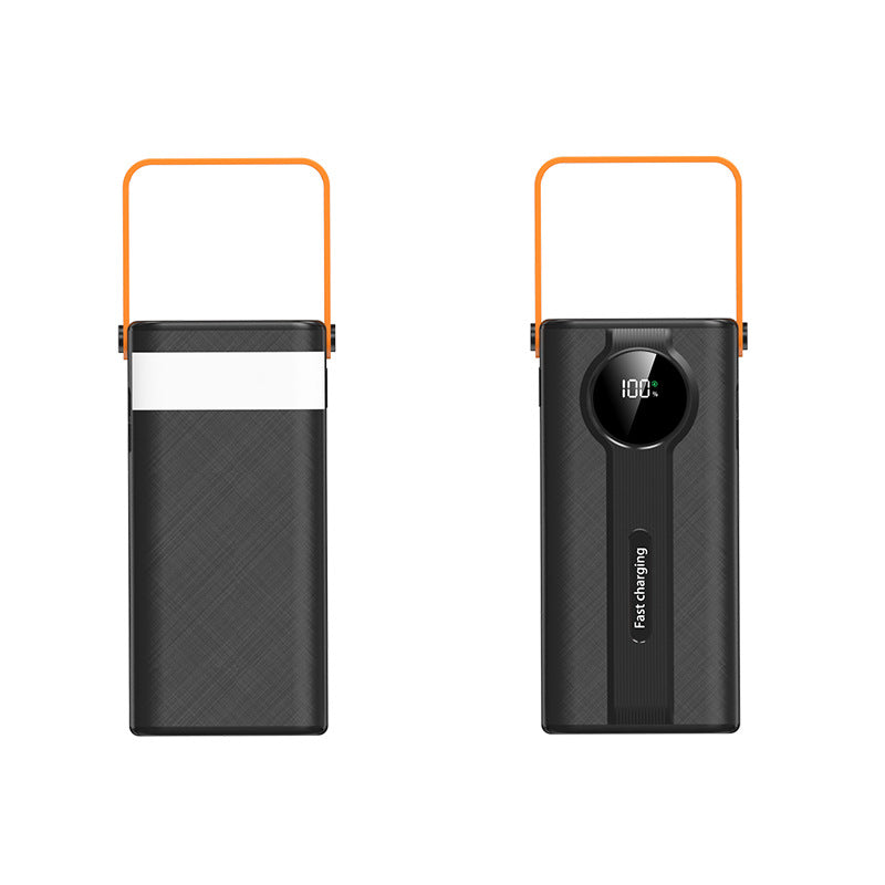 Tragbare Powerbank mit Ergonomischem Tragegriff und Digitaler Ladestandsanzeige Brehn