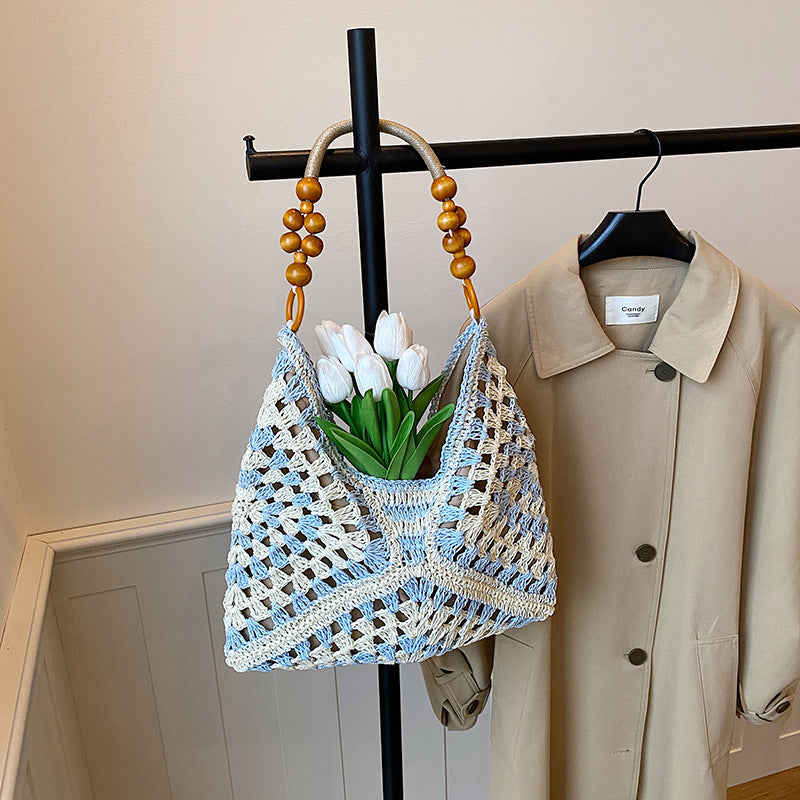 WoChic Boho Häkelhandtasche Brehn