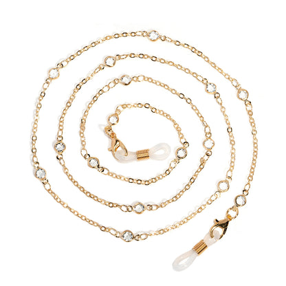 Elegante Strass-Brillen-Kette Brehn