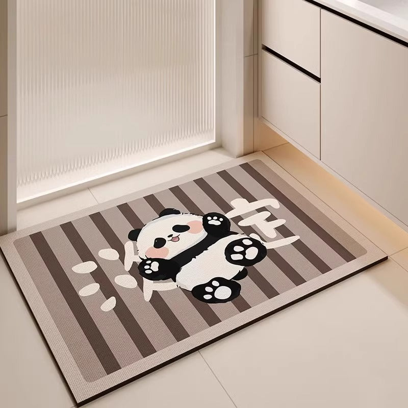 Künstlerische Katzen-Motiv Badezimmermatte Brehn