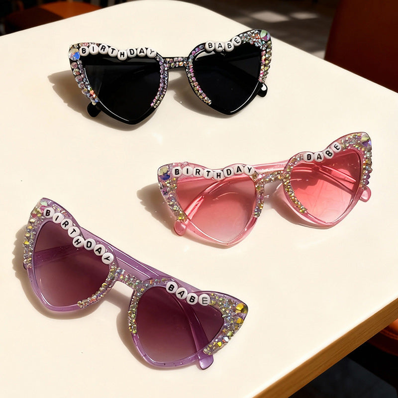 Geburtstagsthema Herzförmige Sonnenbrille Brehn