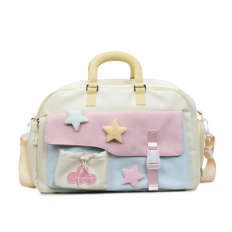 Mehrfachtaschen süßes sternenmuster Reise-Duffel