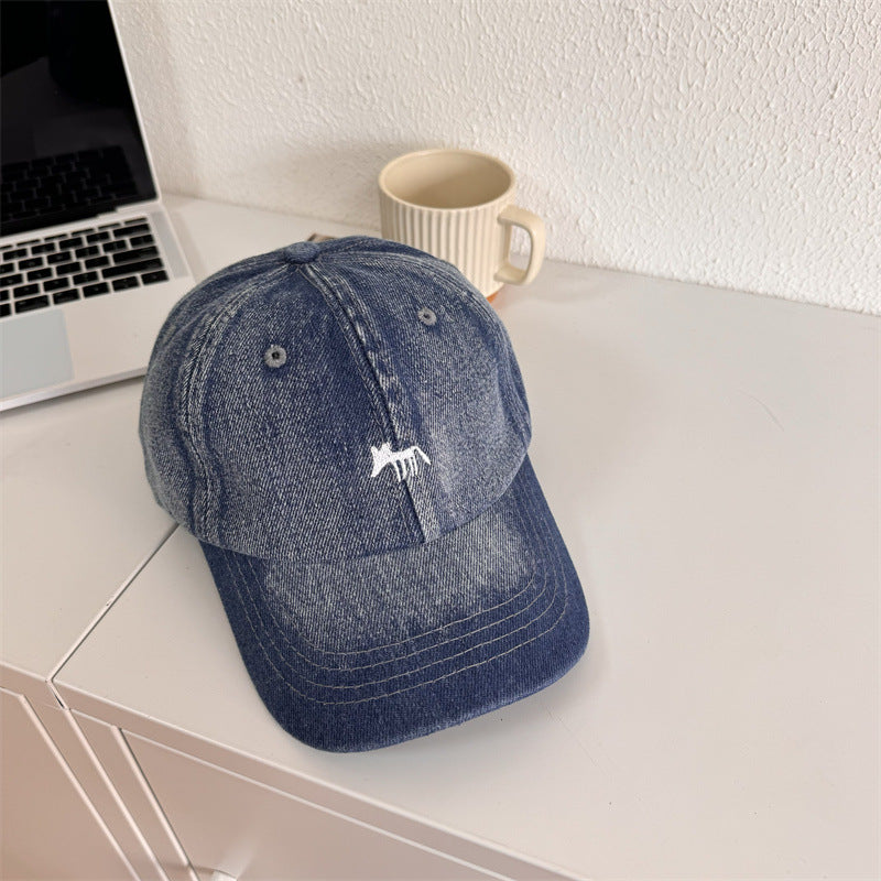 Herren Freizeit Grafik Denim Baseballmütze Brehn