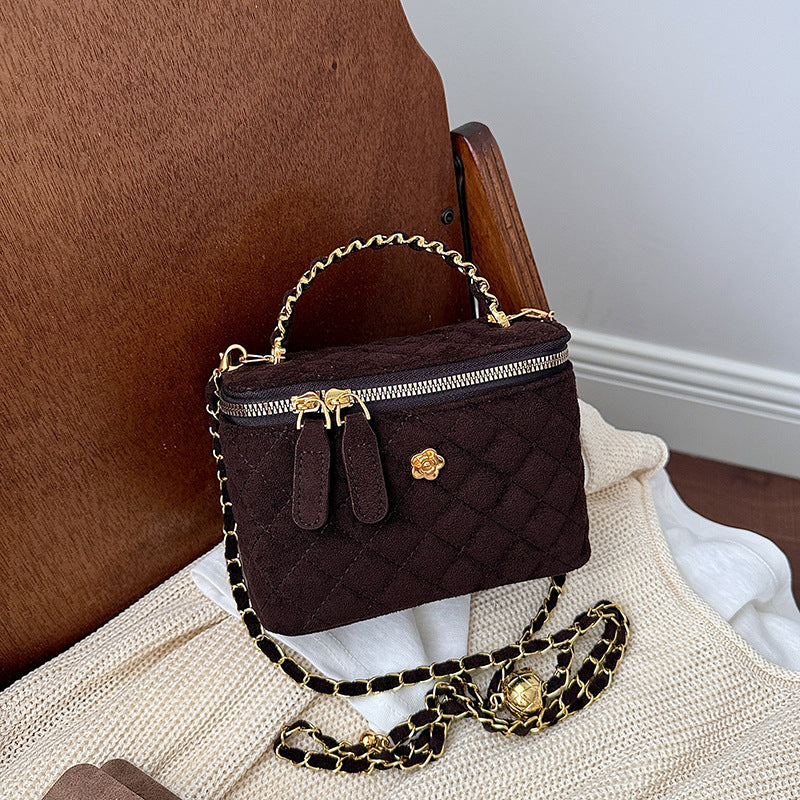 Elegante gesteppte Mini-Handtasche