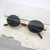 Elegante Runde Sonnenbrille mit Hochwertigem Metallrahmen Brehn