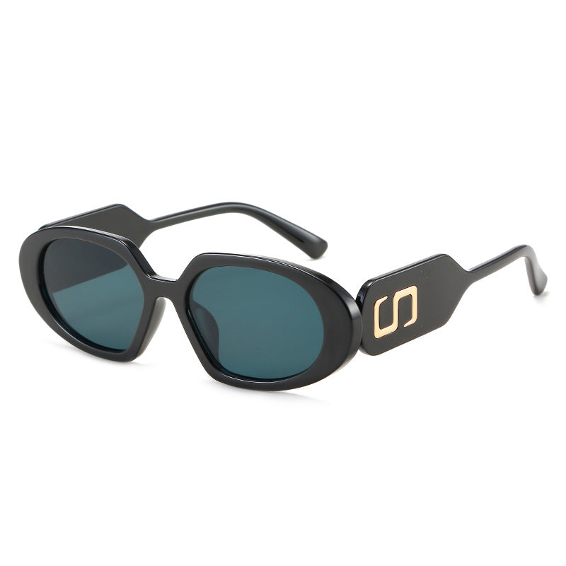 Damen modische Sonnenbrille mit einzigartigem Design und stylischem Logo Brehn