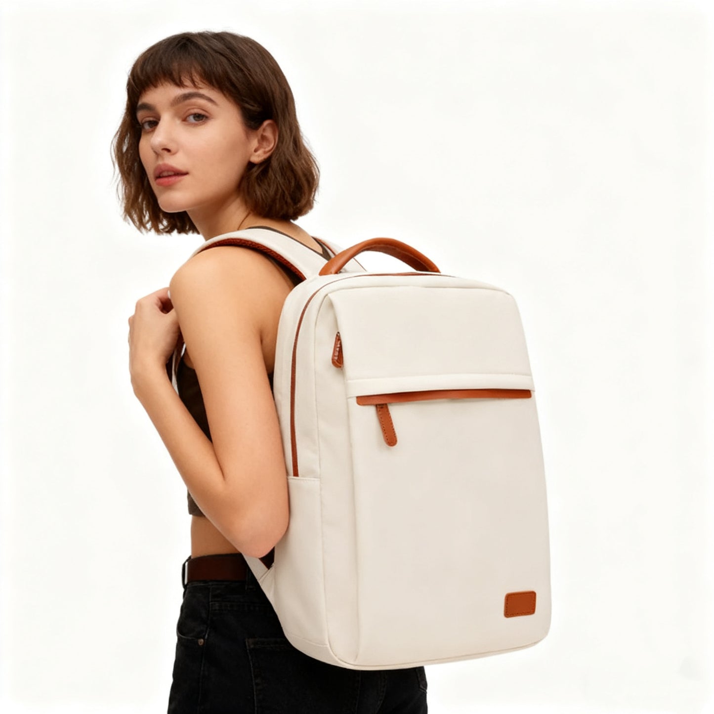 Laptop Rucksack mit Ergonomischen Tragekomfort Von Brehn