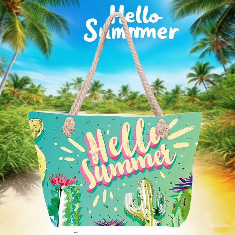 Strandtasche mit stylischem Blumendesign Brehn