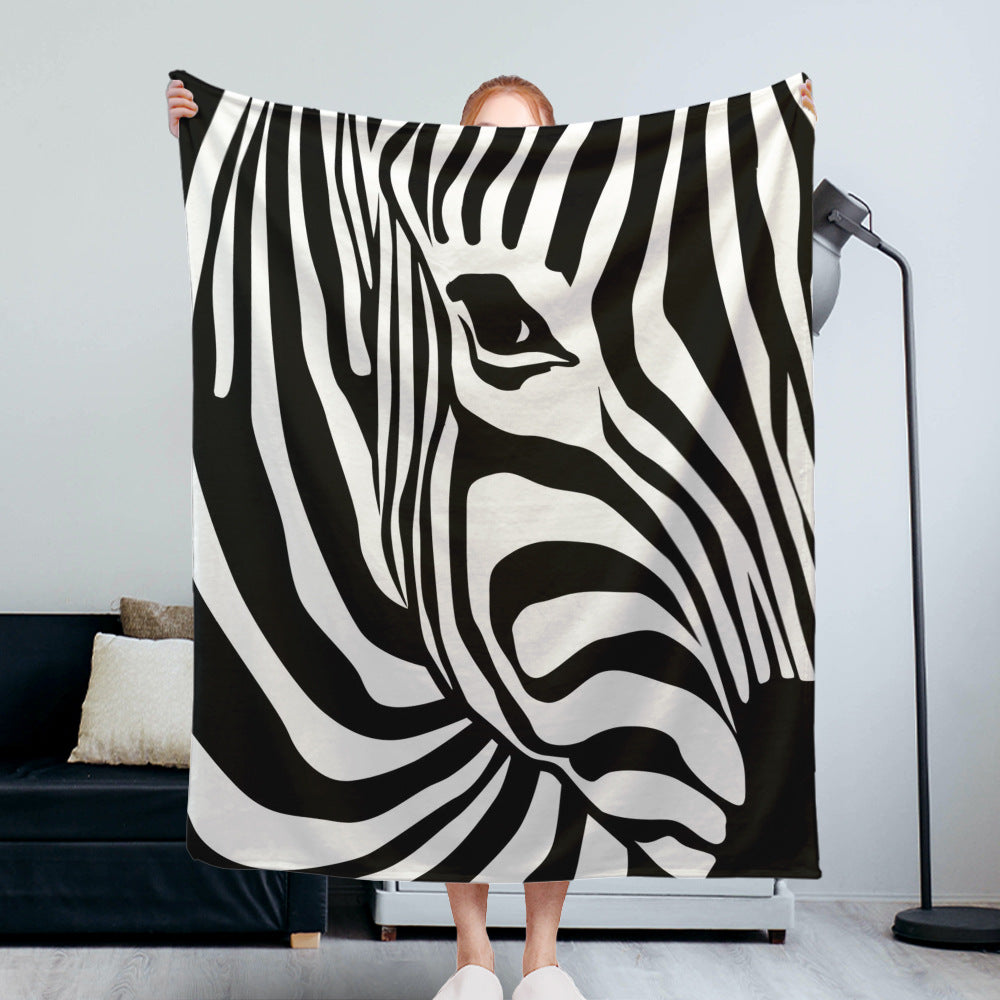Stilvolles Zebra-Print-Decke Brehn