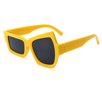 Bold Angular Frame Sonnenbrille Brehn