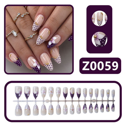 Künstlerisches Press-On Nagelset