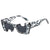 Damen futuristische Designer-Sonnenbrille Brehn
