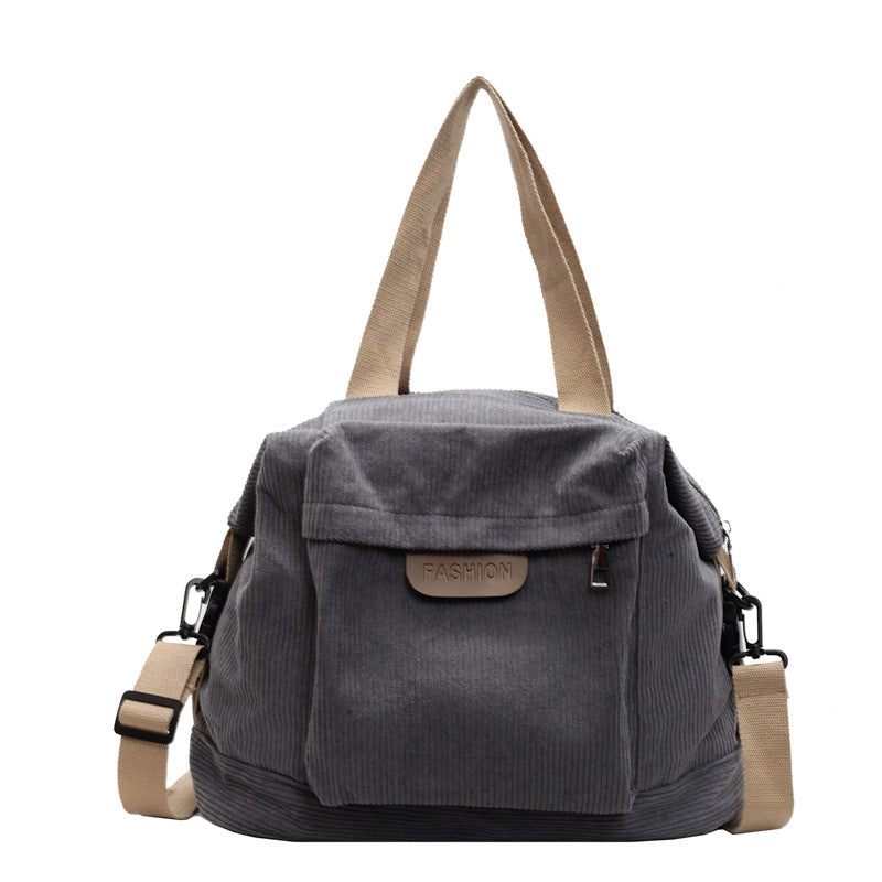 Corduroy Casual Schultertasche Brehn