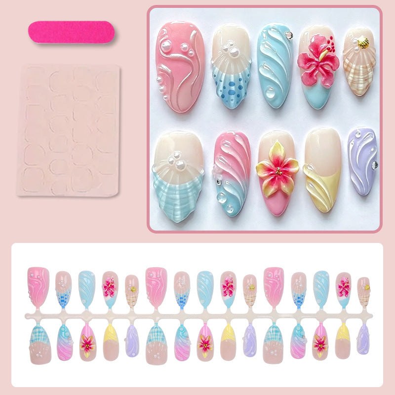 Kunstnagelset mit maritimen Motiven und einzigartigen Designs Brehn